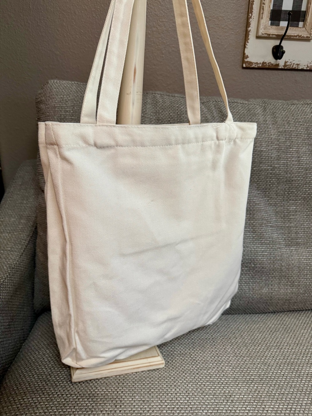 BOOK STORE & COFFEE SHOP Canvas Tote Book Bag Cats Plants Embroidered NWT - Picture 5 of 14